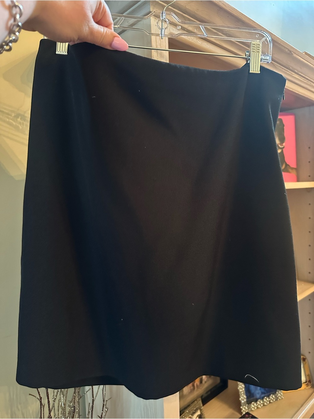 J Crew black skirt size 18